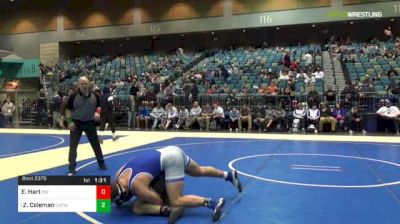 182 lbs Round Of 16 - Evan Hart, Pueblo West vs Zane Coleman, Choctaw