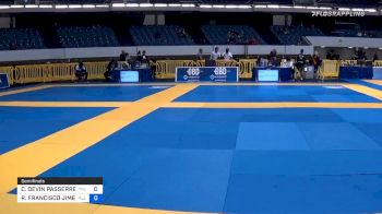 CHRISTOPHER DEVIN PASSERRELLO vs ROBERTO FRANCISCO JIMENEZ 2019 World IBJJF Jiu-Jitsu No-Gi Championship