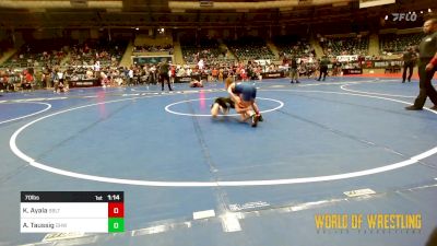 70 lbs 3rd Place - Knox Ayala, Sebolt Wrestling Academy vs Andrew Taussig, Greater Heights Wrestling