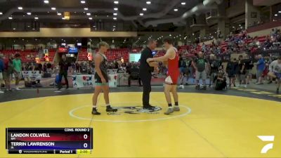 170 lbs Cons. Round 2 - Landon Colwell, NM vs Terrin Lawrenson, IA