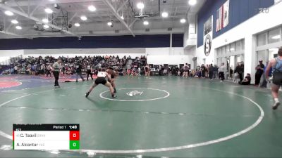 157 lbs Champ. Round 2 - Christian Taovil, Granada vs Alexander Alcantar, Yucaipa