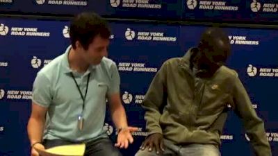 Shadrack Kiptoo Biwott (KEN) before 2010 NYC Half Marathon