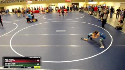 67 lbs Cons. Round 5 - Bo Becker, Stillwater Area Wrestling vs Ace Pavel, Minnesota