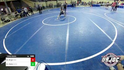 85 lbs Consolation - Brock Argo, Oklahoma Wrestling Academy vs Keaton Dietz, Scrap Yard Training