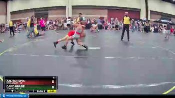 92 lbs Round 1 (6 Team) - Aaliyah Svec, Steel Valley vs David Brazie, Team Mitten