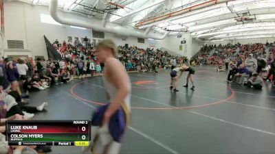 138B Round 2 - Luke Knaub, Laurel vs Colson Myers, Buffalo