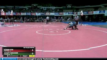 175 lbs Placement (4 Team) - Ethan Fox, Heritage vs Wyatt Honaker, Strasburg