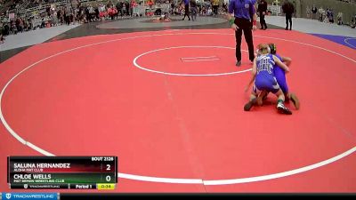 75 lbs Semifinal - Saluna Hernandez, Aloha Mat Club vs Chloe Wells, Mat Demon Wrestling Club