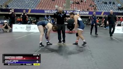 170 lbs Quarters & 1st Wb (16 Team) - Anastasia Hardin, Missouri Baptist University vs Ashley Lekas, William Penn