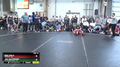 105 lbs Round 2 (8 Team) - Ben Ziola, Dynasty vs Joe Bachmann, PA Alliance Blue