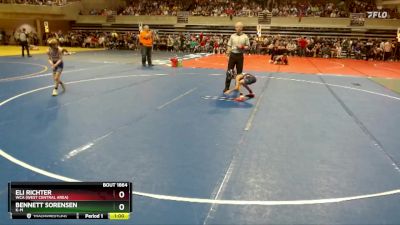 72 lbs Cons. Semi - Eli Richter, WCA (West Central Area) vs Bennett Sorensen, K-M