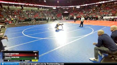 D1-126 lbs Champ. Round 1 - Travis Moelter, River Falls vs Adam Whittier, Mukwonago