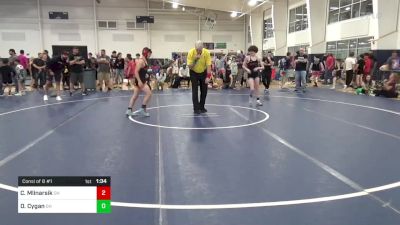 108-S lbs Consi Of 8 #1 - Cain Mlinarsik, OH vs Deakin Cygan, OH