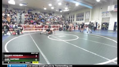 170 lbs Cons. Round 1 - Gabe Martinez, Santiago vs Brando Mosqueda, Servite