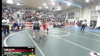 160 lbs 1st Place Match - Antonio Aramburu, Corona Del Mar vs Tobe Huynh, Westminster