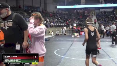 76 lbs 5th Place Match - Brooks Doherty, SlyFox Wrestling Academy vs Blake Tuttle, Salina