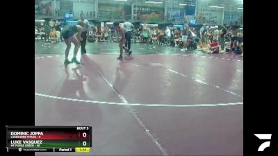 160 lbs Round 1 (6 Team) - Dominic Joppa, Lakeshore Titans vs Luke Vasquez, MF Purge Green