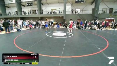 132 lbs Champ. Round 1 - Cole Borden, WA vs Giovanni Silva, OR