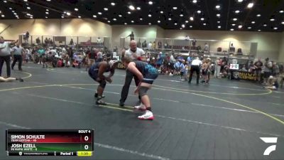 195 lbs Round 2 (6 Team) - Simon Schulte, Team Gotcha vs Josh Ezell, Mi Mafia White