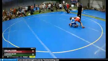 92 lbs Quarterfinal - Joelan Coyer, Michigan West Wrestling Club vs Carson Blum, Grand Rapids