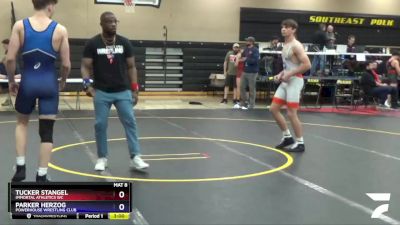 152 lbs Quarterfinal - Tucker Stangel, Immortal Athletics WC vs Parker Herzog, Powerhouse Wrestling Club