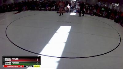 116 lbs Cons. Round 3 - Brody Pitner, Nebraska vs Wyatt Forney, Nebraska