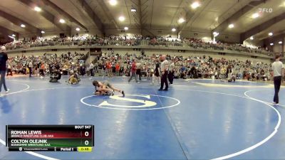 70 lbs Cons. Round 4 - Colton Olejnik, Bonhomme Wrestling-AAA  vs Roman Lewis, Bronco Wrestling Club-AAA