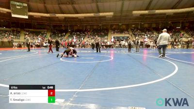 67 lbs Rr Rnd 1 - Anderson Arias, Lincoln Christian vs Tyler Smaligo, Lincoln Christian