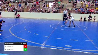 64 lbs Quarterfinal - Jacob Howell, The Storm Wrestling Center vs Konner Pope, Tomahawk Wrestling Club