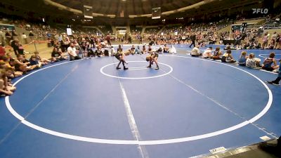 60 lbs Rr Rnd 2 - Ryker Bird, Tulsa Mafia Boys vs Lincoln Sanders, Sallisaw Takedown Club