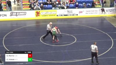 89 lbs Consi Of 8 #1 - Gavin Morris, Albert Gallatin vs Channing Hickok, Gettysburg