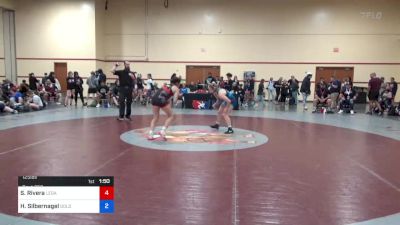 125 lbs Cons 16 #1 - Samantha Rivera, Legacy Wrestling Center vs Hannah Silbernagel, Gold Rush Wrestling