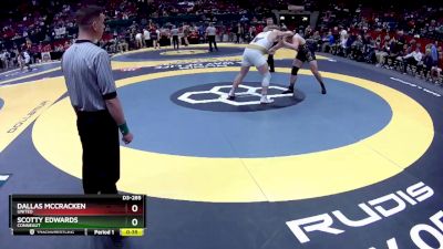 D3-285 lbs Cons. Semi - Scotty Edwards, Conneaut vs Dallas McCracken, United