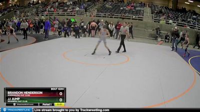 87 lbs Quarterfinal - Brandon Henderson, Harrisburg Mat Club vs Jj Jump, Newberg Mat Club