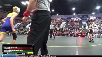 106 lbs Semifinals (8 Team) - Jason Greenfield, Bronson HS vs Owen Fogel, St Louis HS