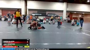 125 lbs Round 2 (6 Team) - Jake Crawford, Team Gotcha vs Aaron Ellison, Haywood Elite