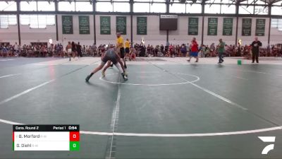 88-97 lbs Cons. Round 2 - Boston Morford, Young Guns Wrestling Club vs Griffin Diehl, Murphysboro Wrestling