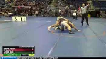 182 lbs Quarterfinals (8 Team) - Brock Fettig, W1-Bismarck vs Jacob Bild, E4-West Fargo