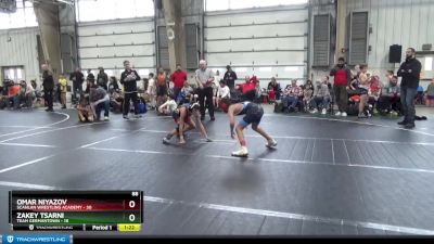 88 lbs Round 5 (6 Team) - Zakey Tsarni, Team Germantown vs Omar Niyazov, Scanlan Wrestling Academy