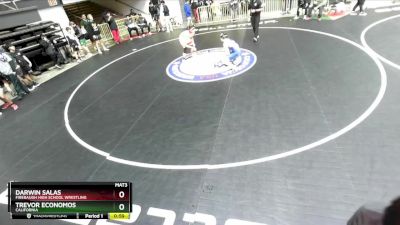 150 lbs Cons. Round 3 - Trevor Economos, California vs Darwin Salas, Firebaugh High School Wrestling