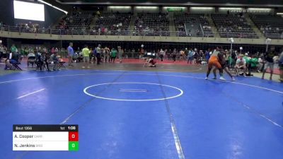 220 lbs Quarterfinal - Antonio Cooper, Carrey's Point vs Noval Jenkins, Bridgeton