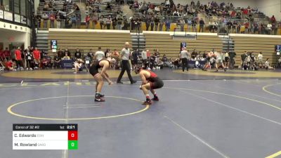 125 lbs Consi Of 32 #2 - Caleb Edwards, Edinboro vs Matthew Rowland, Gardner-Webb