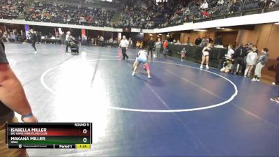 136 lbs Round 5 - Makana Miller, Iowa vs Isabella Miller, Big Game Wrestling Club