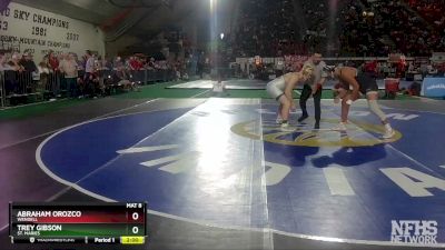 2A 195 lbs Quarterfinal - Abraham Orozco, Wendell vs Trey Gibson, St. Maries