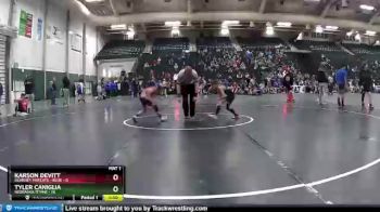 65 lbs Round 1 (6 Team) - Tyler Caniglia, Nebraska Titans vs Karson Devitt, Kearney Matcats - Blue