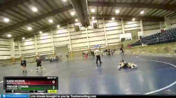 84 lbs Placement (16 Team) - Trevor Cowan, Utah Green vs Cash Mcfate, Gold Rush Wrestling