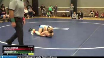 112 lbs Round 2 (6 Team) - Jalynn Goodale, FEWTeamIowa vs Hannah Davis, TigerHawk Wrestling