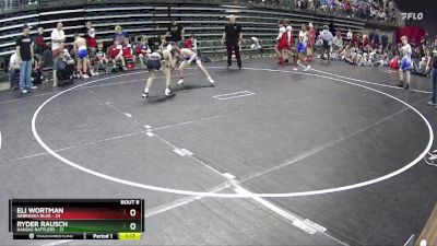 95 lbs Semis & 1st Wrestleback (8 Team) - Eli Wortman, Nebraska Blue vs Ryder Rausch, Kansas Rattlers