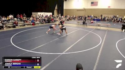 220 lbs Cons. Semi - Karson Gariepy, Minnesota vs Joshua Bergan, Minnesota