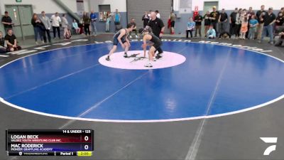 125 lbs Round 1 - Logan Beck, Valdez Youth Wrestling Club Inc. vs Mac Roderick, Pioneer Grappling Academy